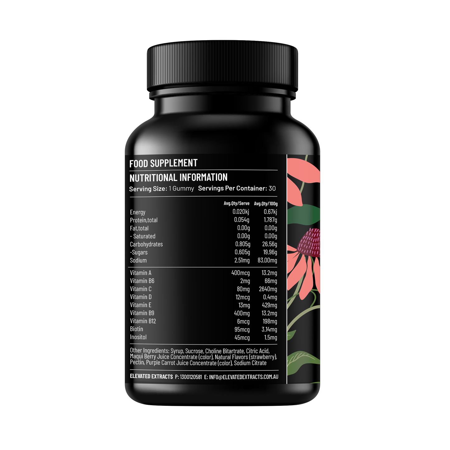 Elevated Extracts Multi-Vitamin Gummies - 30pc